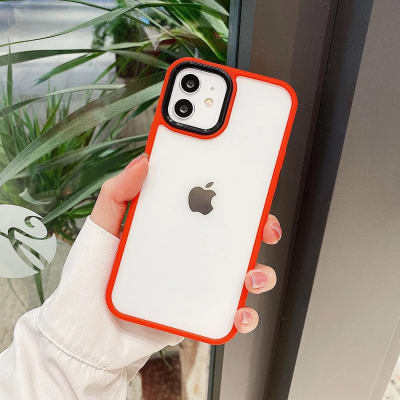 BORDE COLOR REFORZADA ROJO IPHONE 13 PRO MAX