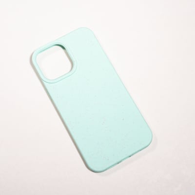 BIODEGRADABLE ANTIGOLPES VERDE AGUA IPHONE 13 PRO MAX