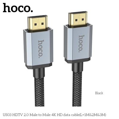 CABLE HDMI 4K, 2M HOCO (US03)