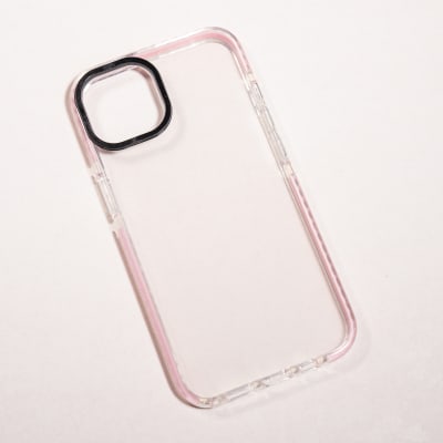 TIPO TECH 21 TRANSPARENTE BORDE ROSADO IPHONE 13 PRO MAX