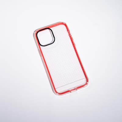 ANIGMA ANTIGOLPE BORDE INTERCAMBIABLE ROJO Y NEGRO IPHONE 12 PRO MAX