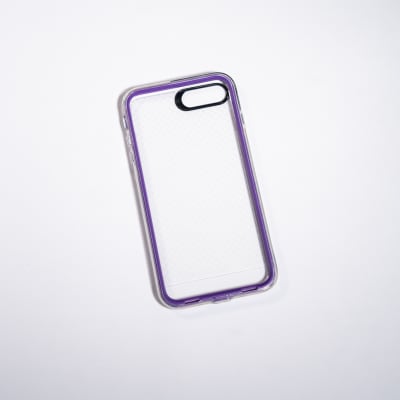 ANIGMA ANTIGOLPE BORDE INTERCAMBIABLE MORADO Y NEGRO IPHONE 6P/6SP/7P/8P