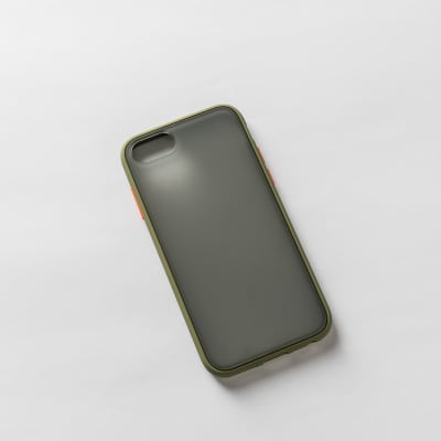 BORDE COLOR REFORZADA VERDE OSCURO IPHONE 6/6S/7/8/SE2