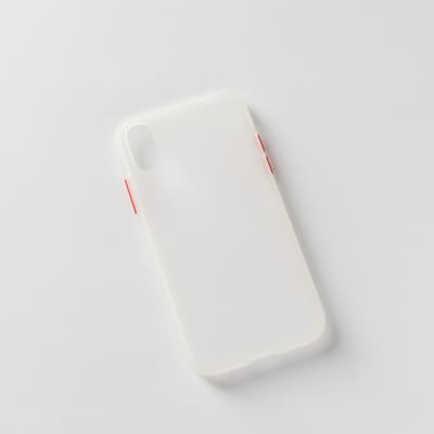 BORDE COLOR REFORZADA BLANCO IPHONE X/XS
