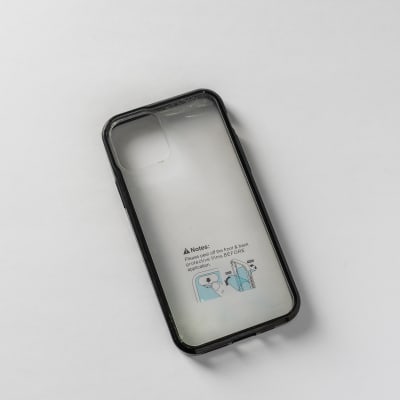 TRANSPARENTE + BORDE NEGRO IPHONE 11 PRO