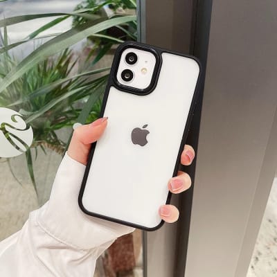 BORDE COLOR REFORZADA NEGRO IPHONE 13