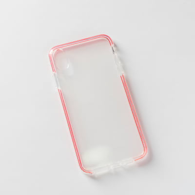 BLANDA TRANS + BORDE ROJO IPHONE XS MAX