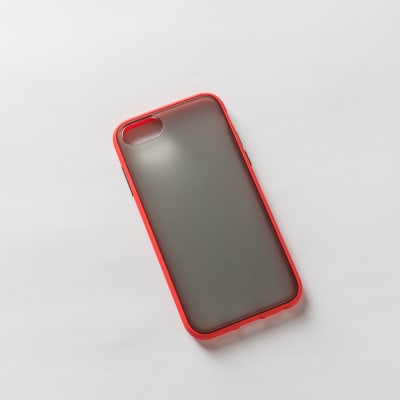BORDE COLOR REFORZADA  ROJO IPHONE 6/6S/7/8/SE2