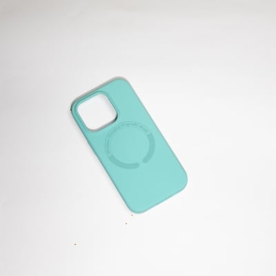 CARCASA SILICONA MAGSAFE - VERDE AGUA IPHONE 13 PRO MAX