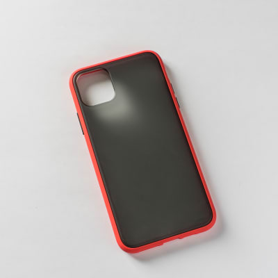 BORDE COLOR REFORZADA ROJO IPHONE 11 PRO MAX