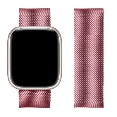 CORREA ACERO TIPO PULSERA CON IMÁN ORO ROSA 42/44/45/49MM (WA03)
