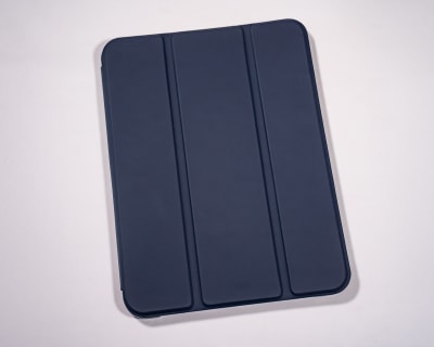 MAGNETICA CON TAPA DE CUERO AZUL IPAD MINI 4TA/5TA GENERACION