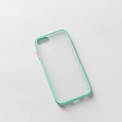 BORDE COLOR REFORZADA  VERDE AGUA IPHONE 6/6S/7/8/SE2