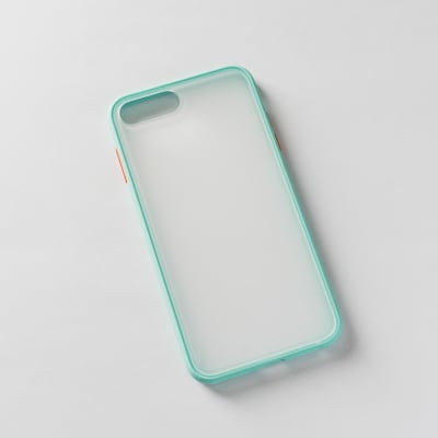 BORDE COLOR REFORZADA VERDE AGUA IPHONE 6P/6SP/7P/8P