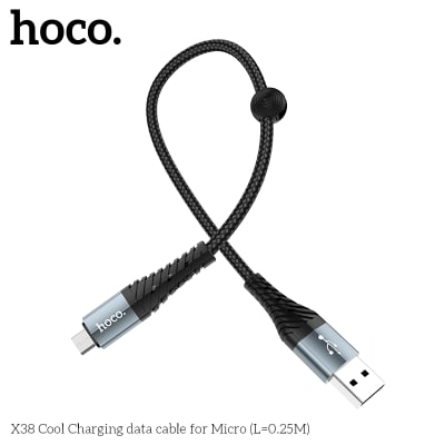 CABLE MICRO-USB 2.4A X38 HOCO
