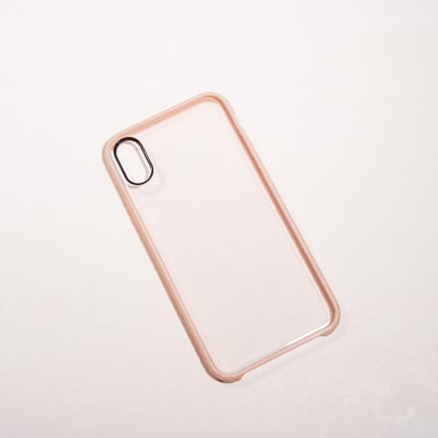 INCASE TRANSPARENTE BORDE ROSADO IPHONE X/XS