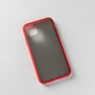 BORDE COLOR REFORZADA ROJO IPHONE 11