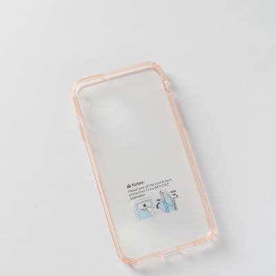 TRANSPARENTE + BORDE ROSADO IPHONE 11 PRO MAX