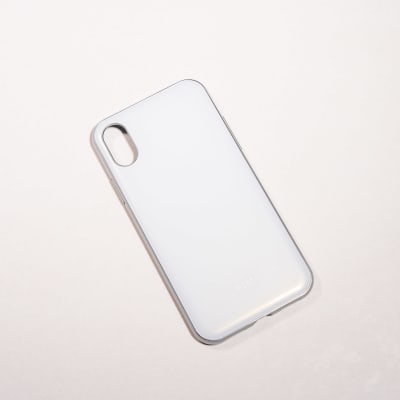 MOSHI COLOR BLANCO BORDE PLATA IPHONE X/XS