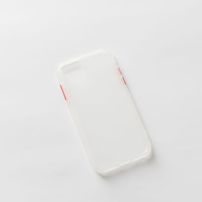 BORDE COLOR REFORZADA  BLANCA IPHONE 6/6S/7/8/SE2