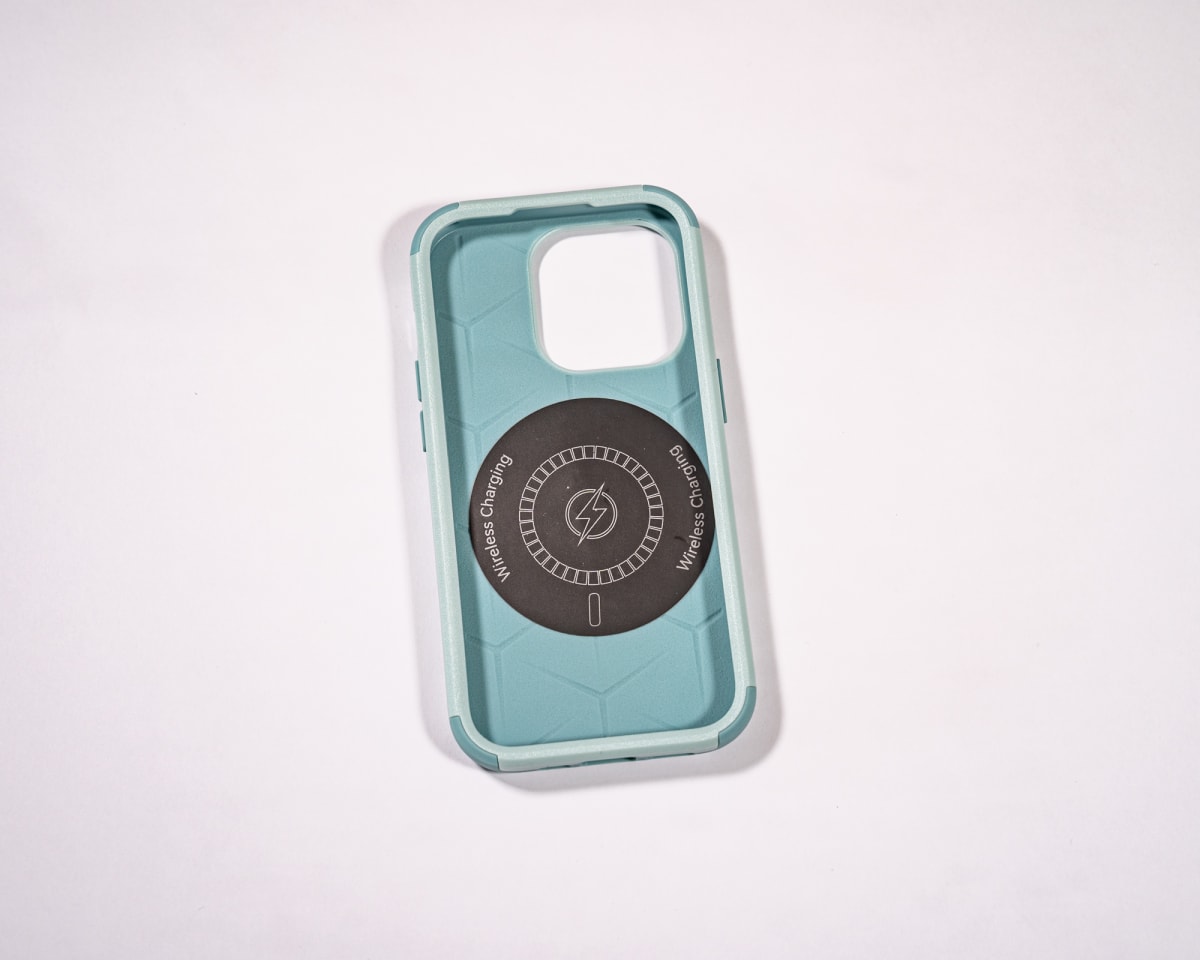 ANTIGOLPES 2 MAGSAFE ALTA PROTECCION VERDE AGUA IPHONE 14 PRO9