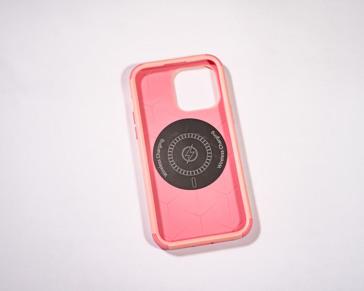 ANTIGOLPES 2 MAGSAFE ALTA PROTECCION ROSADO IPHONE 14 PRO MAX9