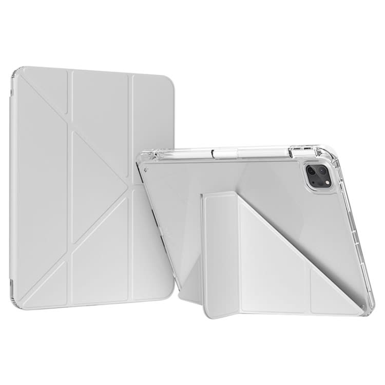 CARCASA TRANSPARENTE REFORZADA CON TAPA ROSADO IPAD PRO 12.9 2018/20/21/222