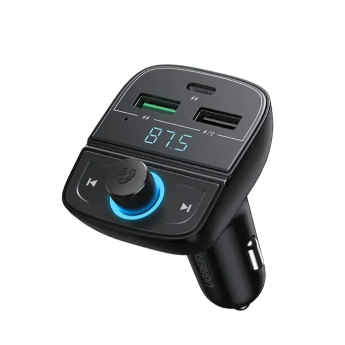 TRANSMISOR DE AUDIO FM BLUETOOTH 5.0 AUTOMOVIL 2USB-A/1USB-C 36A+SLOT MICROSD (CD229)6