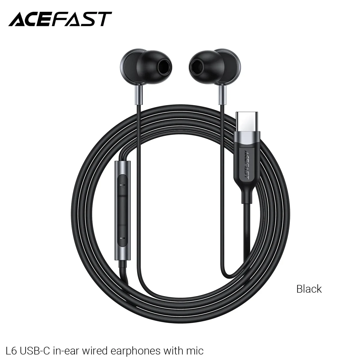 AUDIFONOS TIPO C CON MICROFONO Y GOMITAS (L6)6
