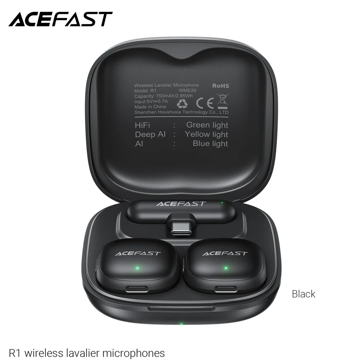 MICROFONO CREADOR CONTENIDOS DOBLE CON CONEXIÓN USB-C (R1)9
