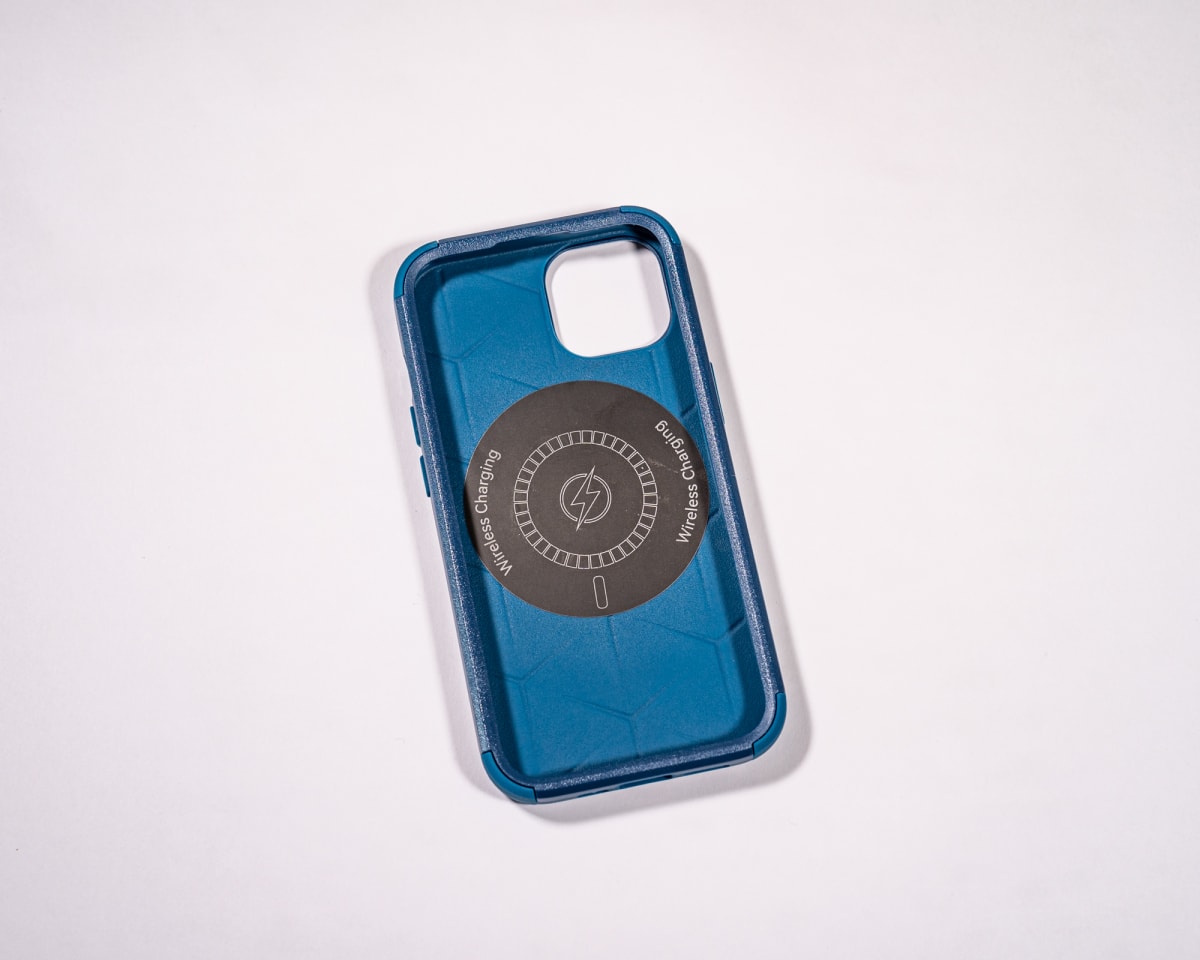 ANTIGOLPES 2 MAGSAFE ALTA PROTECCION AZUL IPHONE 149