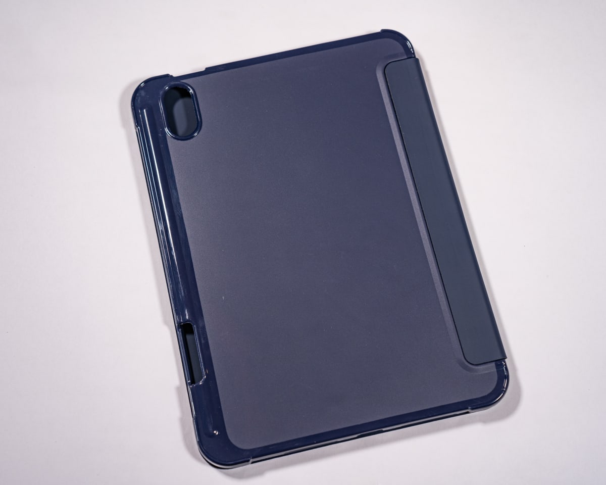 MAGNETICA CON TAPA DE CUERO AZUL IPAD MINI 6TA GENERACION3