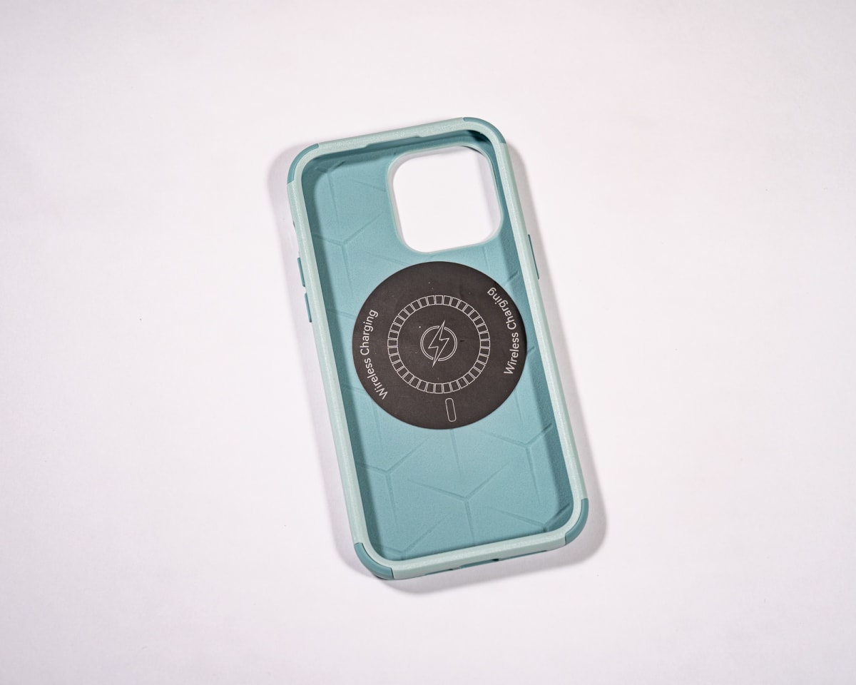 ANTIGOLPES 2 MAGSAFE ALTA PROTECCION VERDE AGUA IPHONE 14 PRO MAX9
