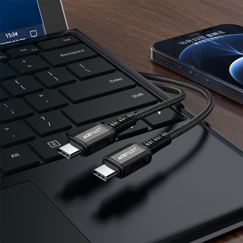 CABLE USB-C A USB-C 1.2M C1-03 CERTIFICADO MFI5