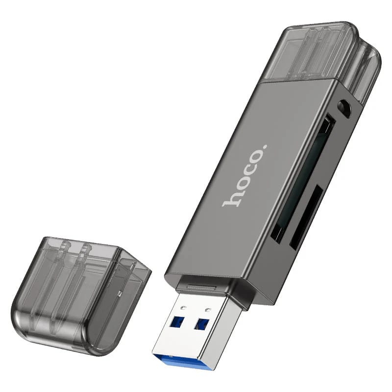 LECTOR DE MEMORIA SD Y MICRO SD CON USB C Y A HB391