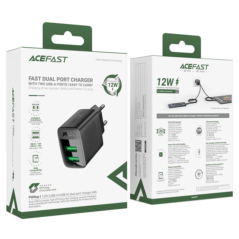 ENCHUFE DOBLE USB-A 12W (A86)1