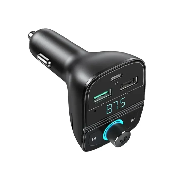 TRANSMISOR DE AUDIO FM BLUETOOTH 5.0 AUTOMOVIL 2USB-A/1USB-C 36A+SLOT MICROSD (CD229)3