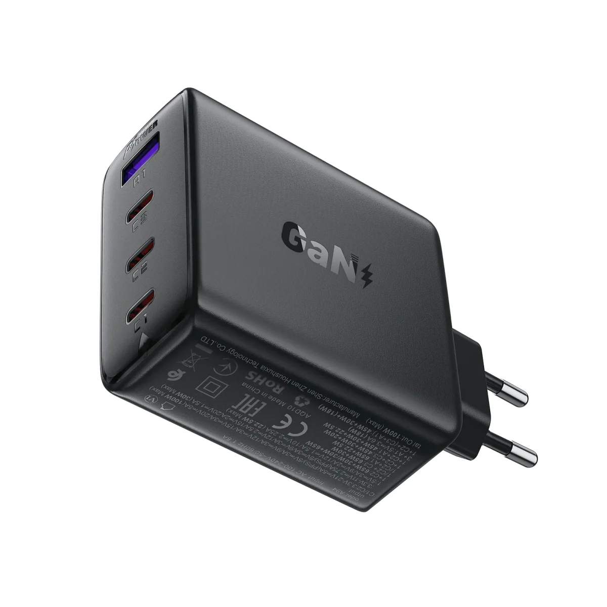 ENCHUFE 100W 3*TIPO USB C+USB A (A94)4