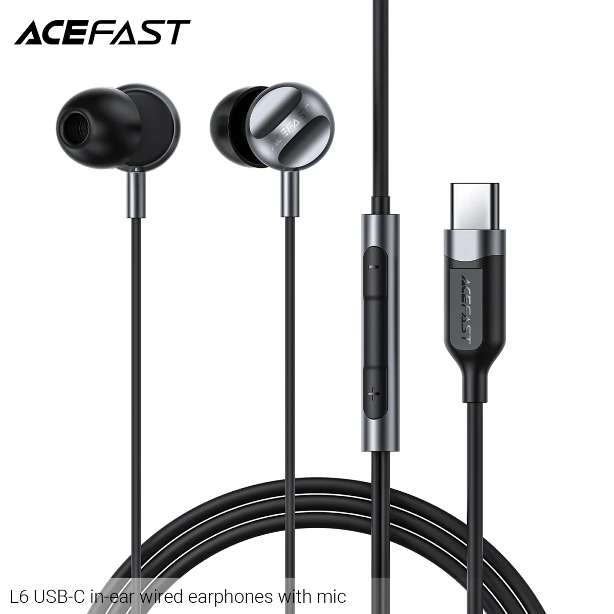 AUDIFONOS TIPO C CON MICROFONO Y GOMITAS (L6)3