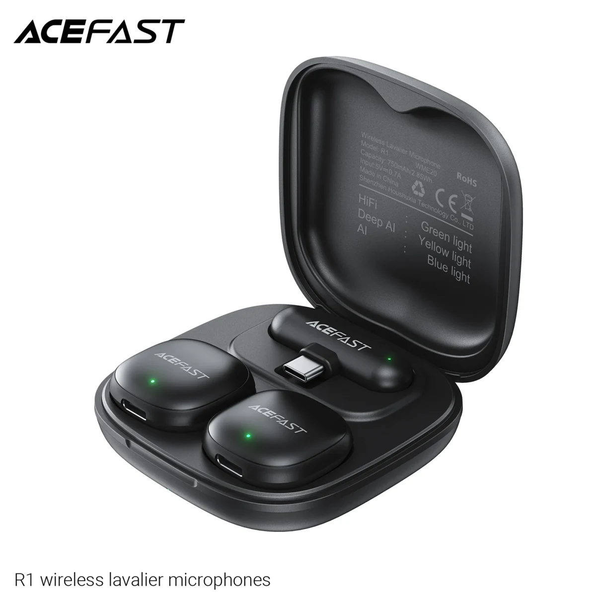 MICROFONO CREADOR CONTENIDOS DOBLE CON CONEXIÓN USB-C (R1)6