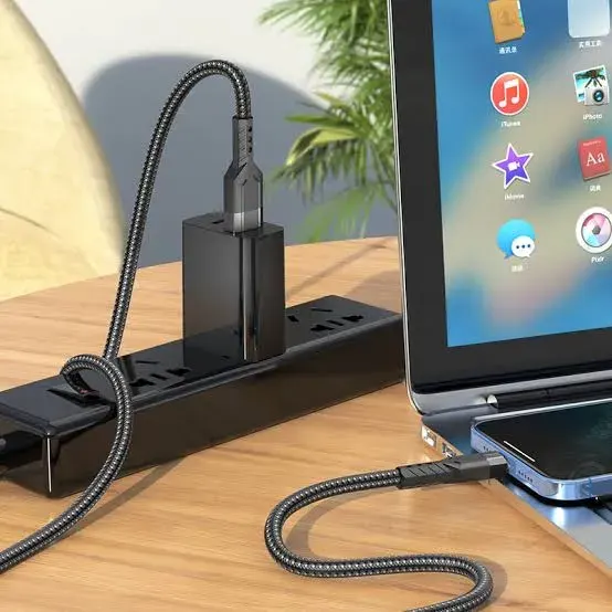 CABLE ALTA DURABILIDAD LIGHTNING A USB A 1,2M, U1101