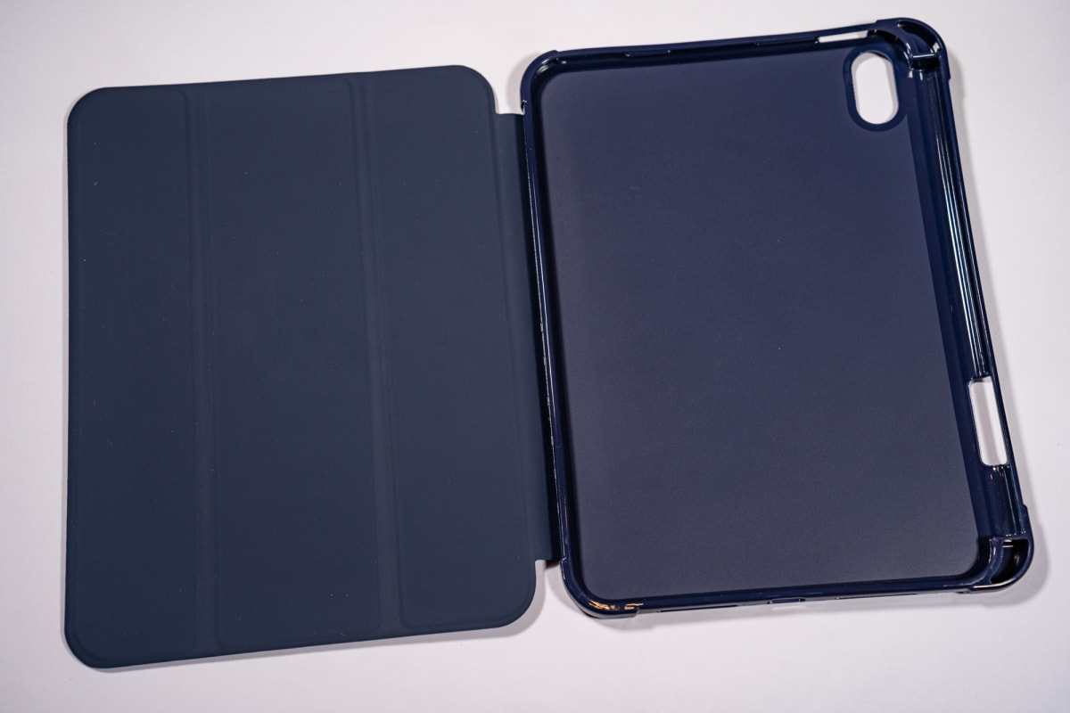 MAGNETICA CON TAPA DE CUERO AZUL IPAD MINI 6TA GENERACION1