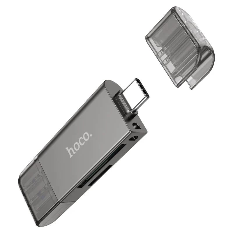 LECTOR DE MEMORIA SD Y MICRO SD CON USB C Y A HB393