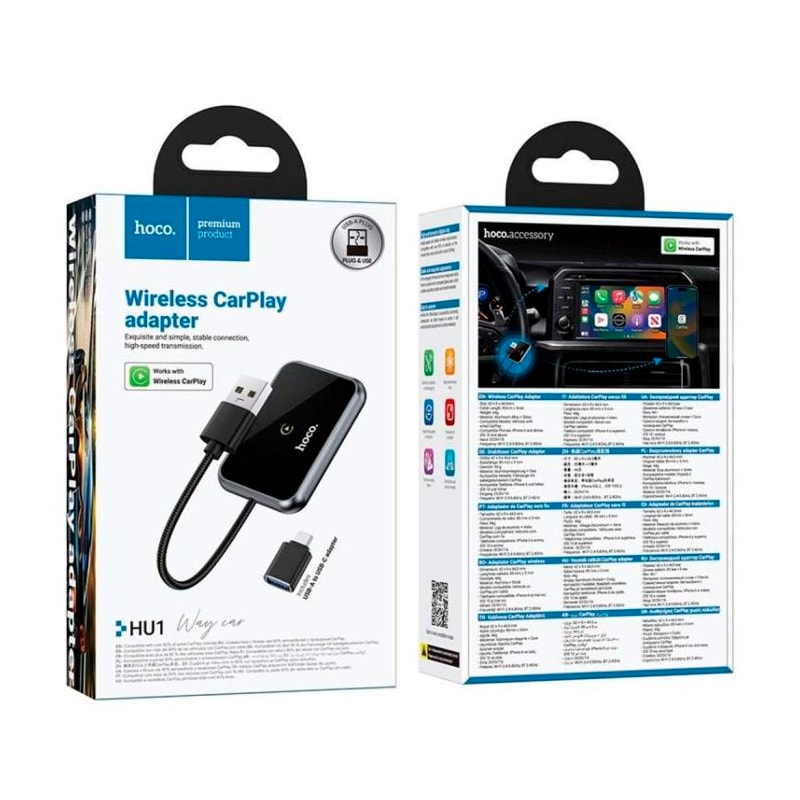 ADAPTADOR CARPLAY INALAMBRICO USB-A/USB-C (HU1)3