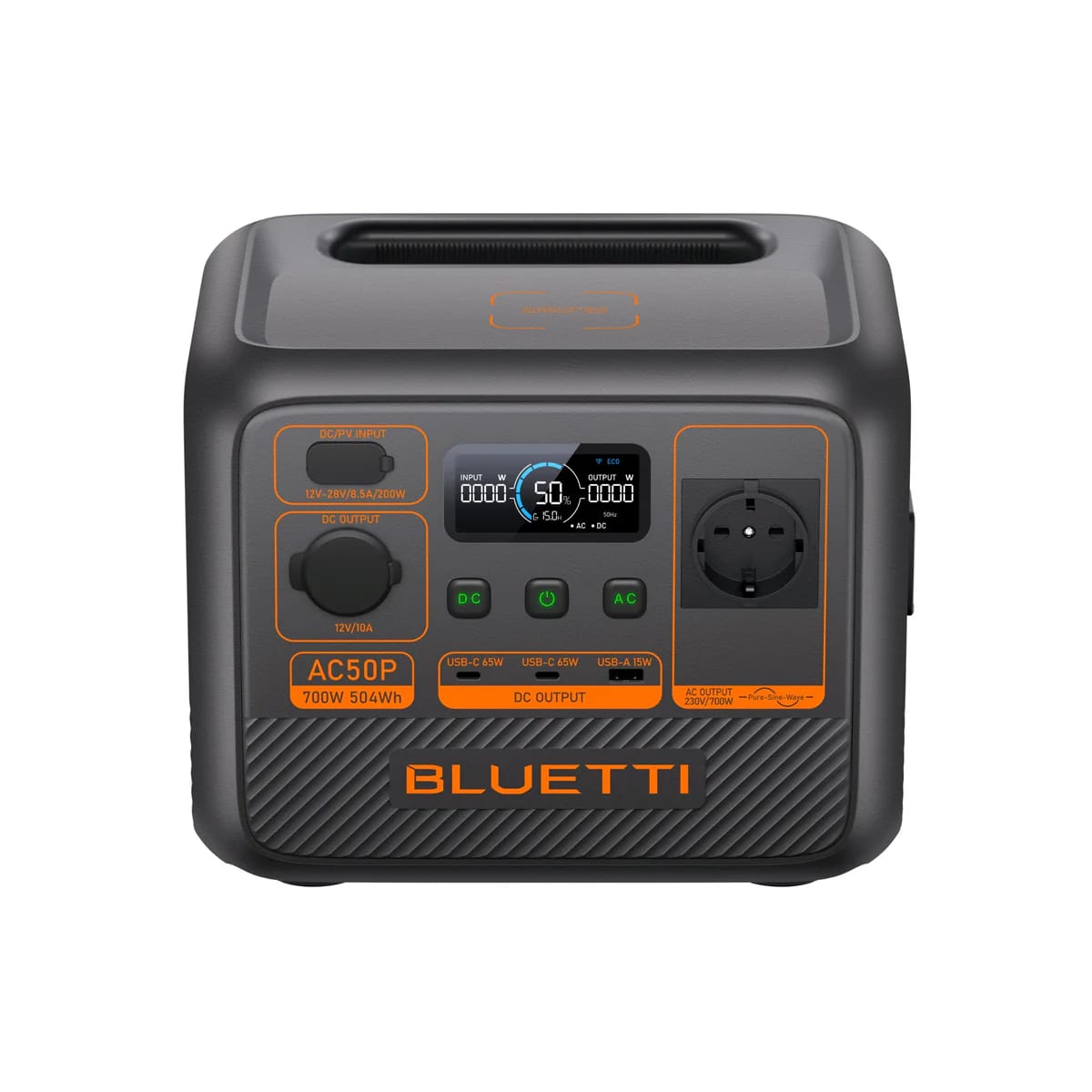 BLUETTI AC50P | Banco de batería recargable | 700W - 504Wh | CHILE11