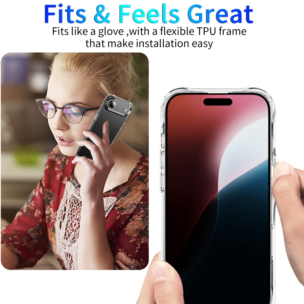 CARCASA TRASPARENTE REFORZADA IPHONE 17 AIR8