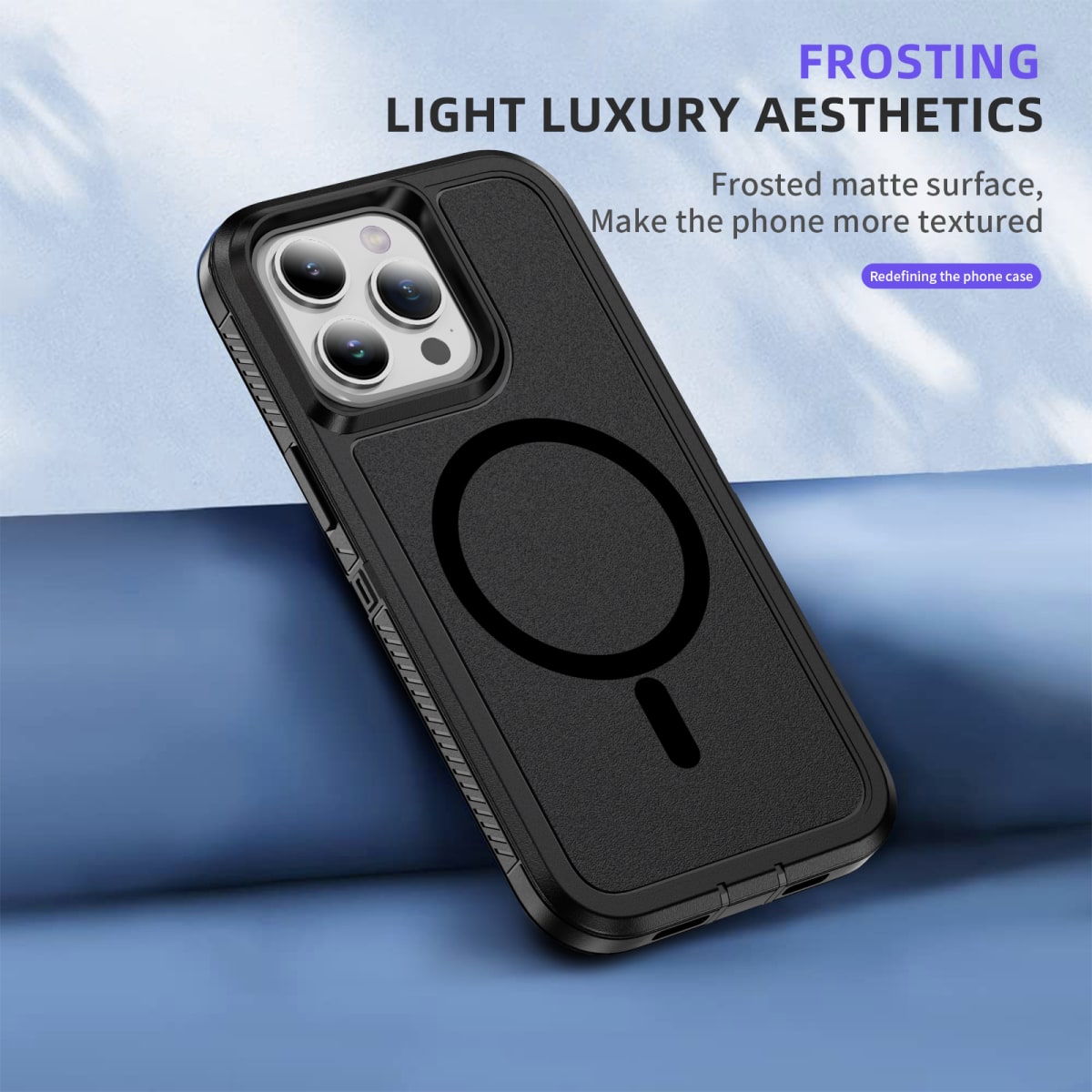 CARCASA ANTIGOLPES MAGSAFE IPHONE 17 PRO MAX NEGRO4