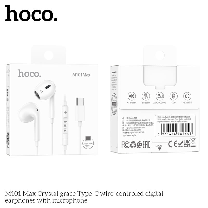 AUDIFONOS USB-C, COMPATIBLE CON IOS (M101)3