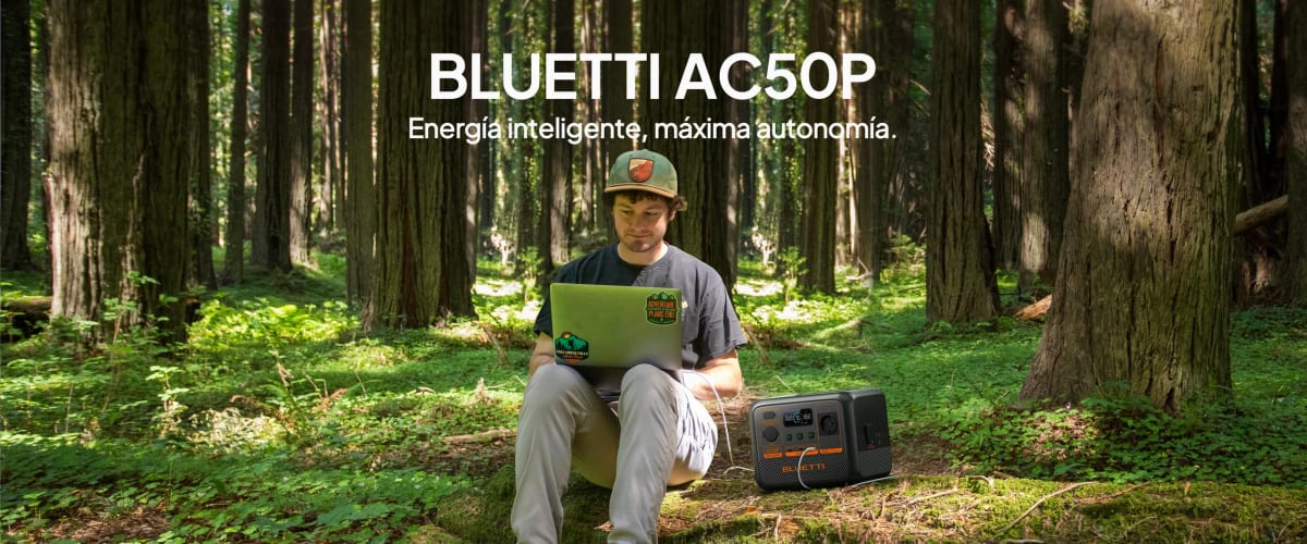 BLUETTI AC50P | Banco de batería recargable | 700W - 504Wh | CHILE5