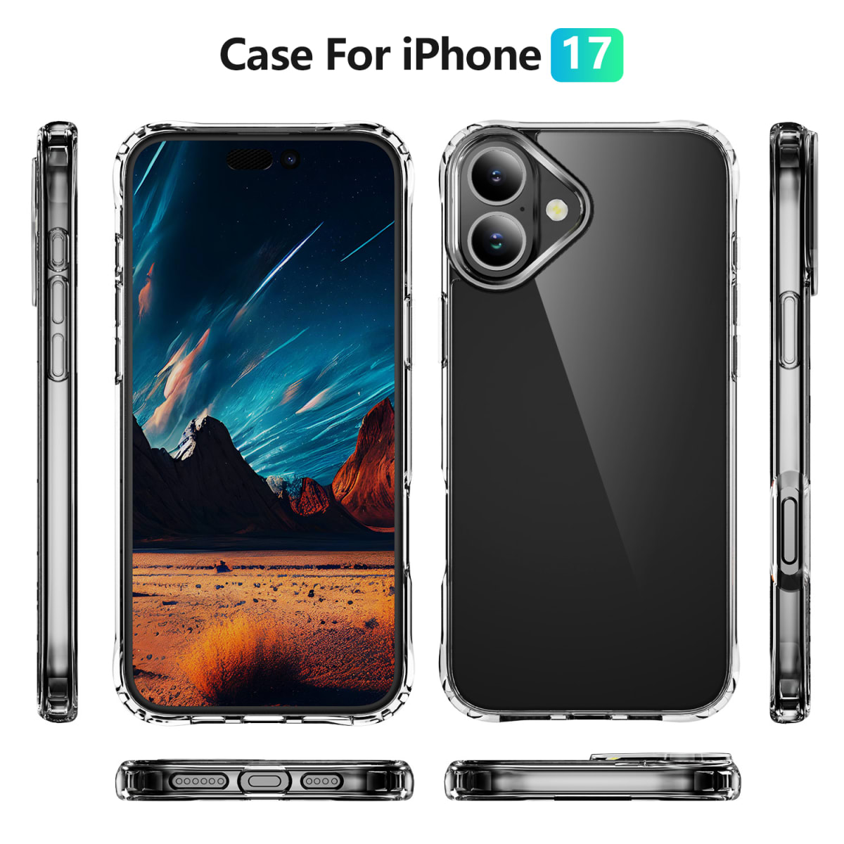 CARCASA TRASPARENTE REFORZADA IPHONE 172